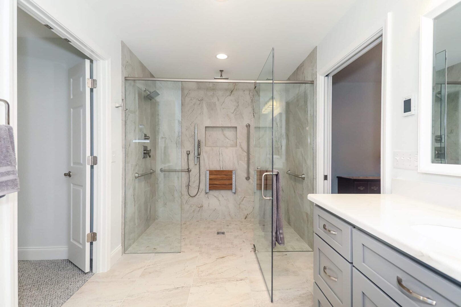 age in place remodeling bathroom feature